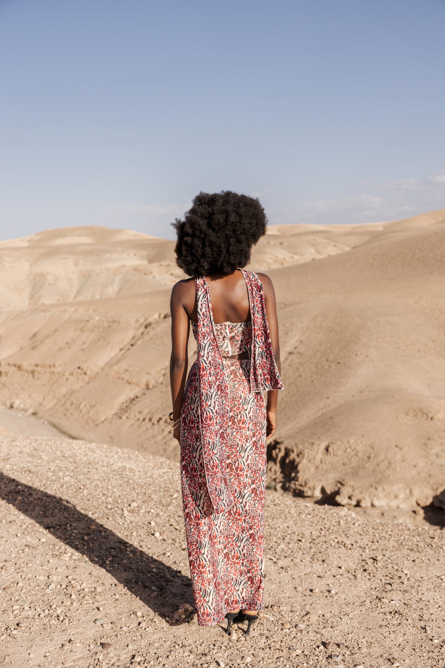 Printed Co-Ord Set with Scarf